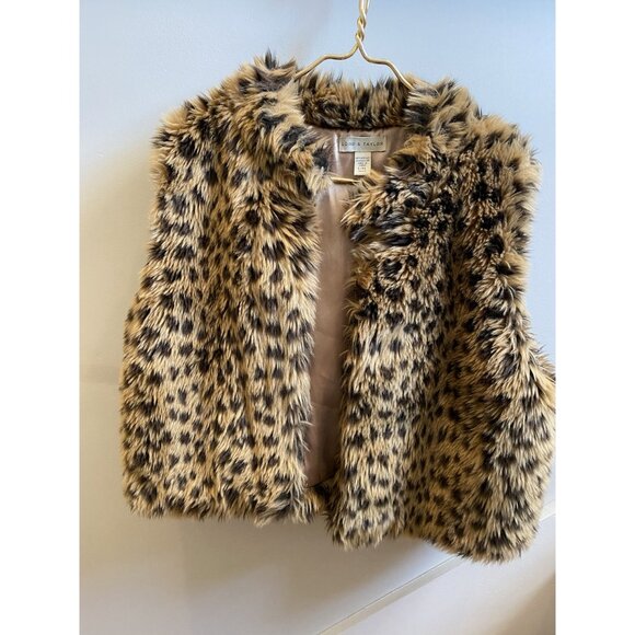 Lord & Taylor Cheetah Fur Vest Size L/XL - Picture 2 of 8